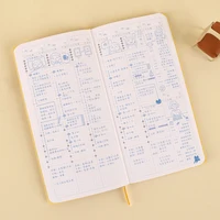 Kinbor Timeline Weekly Planner Pocket A6 Journal Notebook Daily Agenda Monthly Planning Habits Tracker Time Organizer Schedule 2