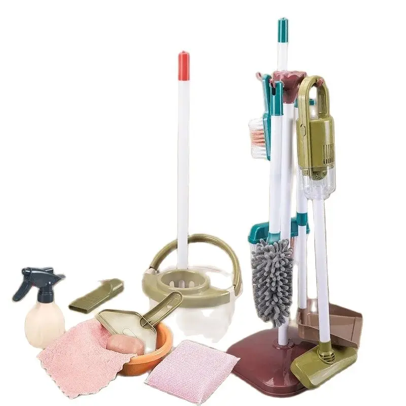 Kids Simulation Home Appliances Cleaning Toys Pretend Play Children's Cleaning Simulation Vacuum Cleaner Tool Set for Boys Girls vacuum cleaner toy cleaning toys children pretend play toys