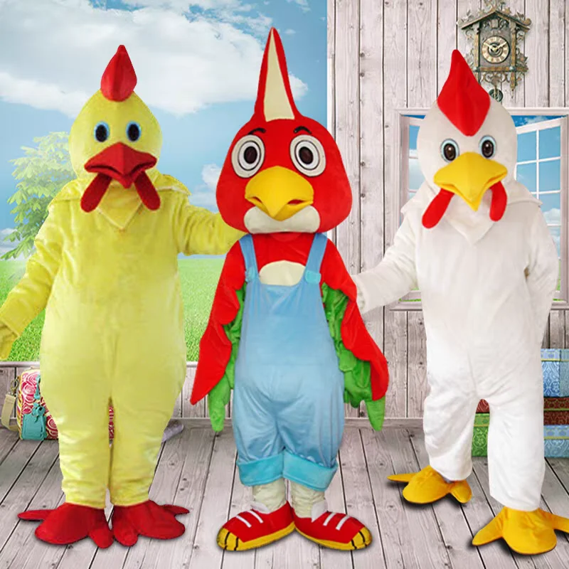 

Turkey Mascot Costume Cosplay Advertising Celebration Fancy Dress Party Costume Chicken Carnival Dolls Show Props
