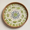 Korean Handmade Rattan Round Shell Tray Household Cake Bread Breakfast Basket Snacks Dried Fruit Plate Home Decoration Ornaments 3