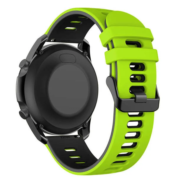 Versatile Silicone Smartwatch Replacement Strap, 22mm/20mm