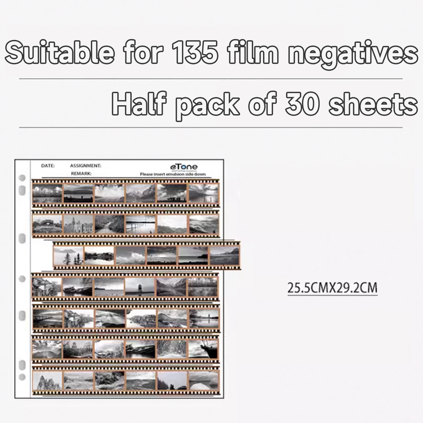 2024 New Negatives Film Storage Box OR Acid-free Film Album 3-Rings Binder Archives Print File Filing Photo Saving Hard Slip Cas