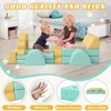 10PCS Kids Couch for Playroom, Baby Climbing and Crawl Foam Play Set, Foam Climbing Blocks Convertible Sofa ,Kids Play Couch 5