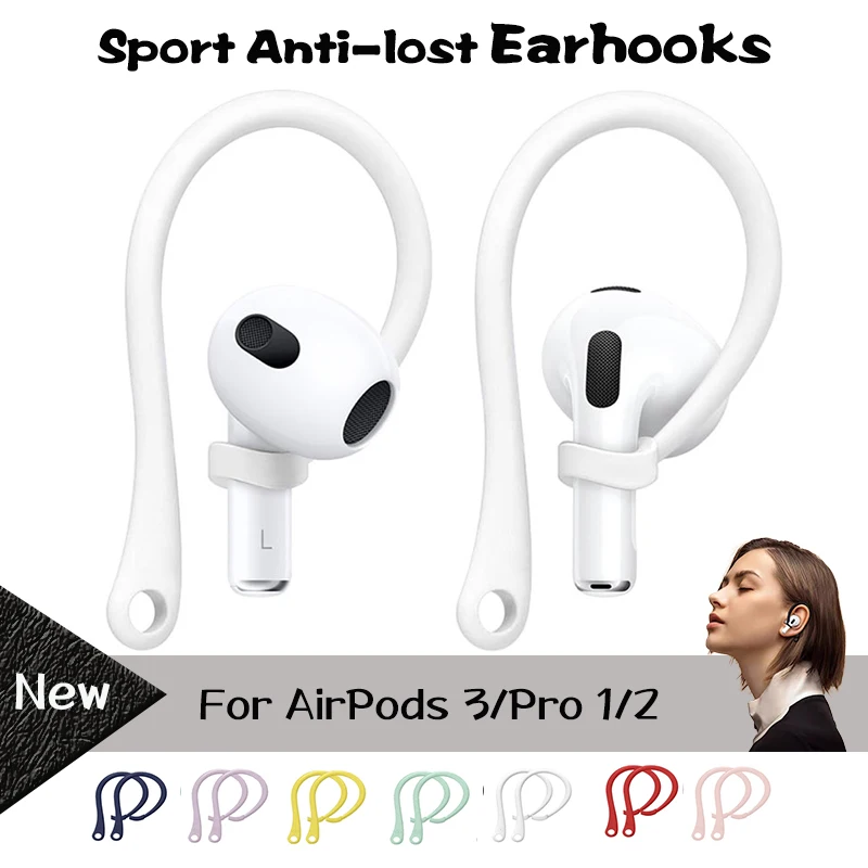 Ear Hooks For Apple Airpods Pro 3 2 1 Ear Hooks Anti Lost Earing Holders  For Airpods 3 Pro Earhook Ear Tips Earphone Accessories - Earphone  Accessories - AliExpress