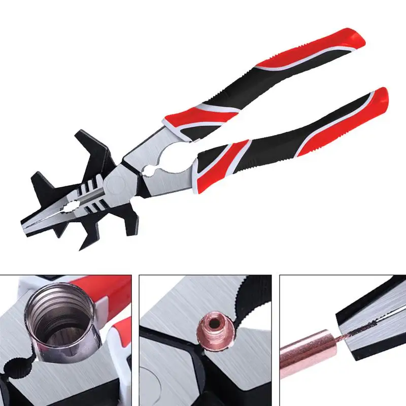 Welding Cutter 8 Inch Wire Cutting Pliers High Carbon Steel Anti-Rust Multi-Functional Non-slip Comfort Handles Wire Cutter