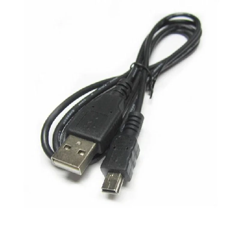 데이터 충전 케이블 코드 어댑터 USB 2.0 A 남성-미니 5 핀 B 최고의 검정..