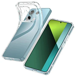 Ultra Thin Transparent Silicone Phone Case - Soft Protective Cover for Xiaomi 14 Civi (Clear)
