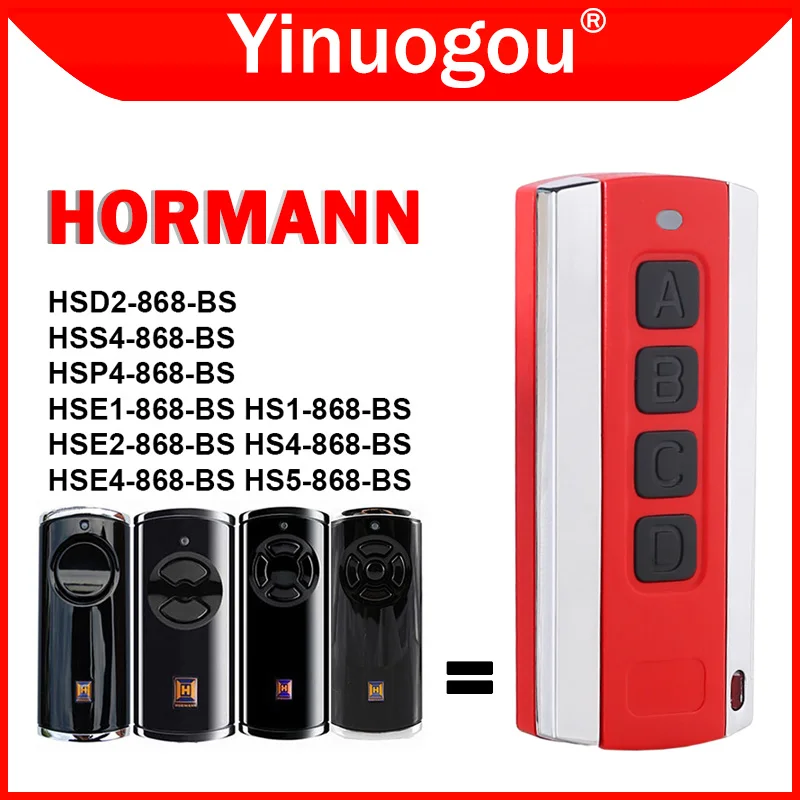 Hormann HSE4-868-BS HSE2-868-BS HSE1-868-BS HS4-868-BS HS5-868-BS Hs1 Hss4 Hsd2 868 Bs Garagedeur Afstandsbediening 868Mhz