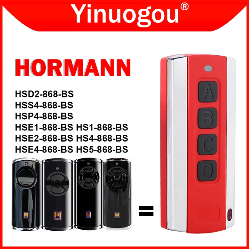 868MHz garagedeur afstandsbediening voor Hörmann HSE4-868-BS, HSE2-868