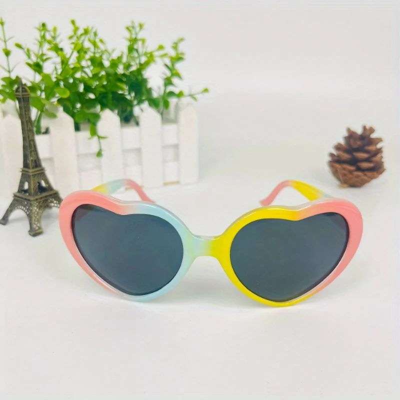 Fashion Rainbow Camera Glasses Unisex Decorative Shades for Sports Party Vacation Travel Driving Fishing Photo Prop