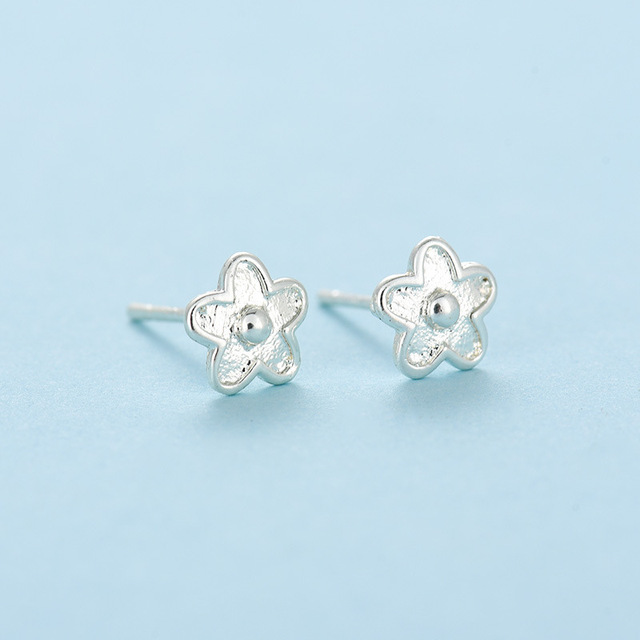 Minimalism Mini S925 Silver Earrings Gold Plated Stud Earring Star Moon Korea Women Earrings 2022 Cute Trend For Teens