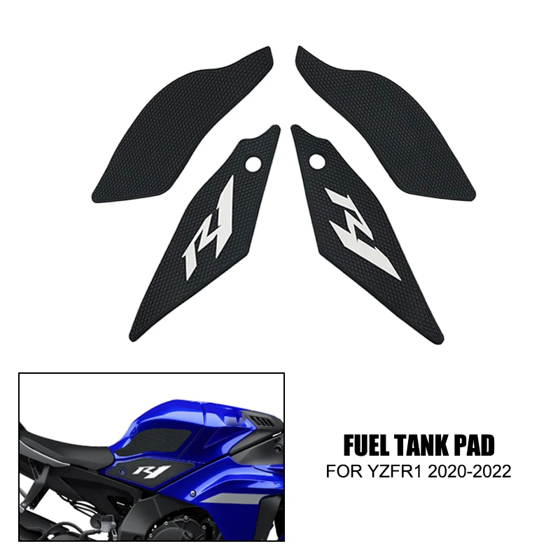 

Противоскользящая наклейка с коленным захватом для Yamaha YZFR1 YZF R1 YZFR1 2020 2021 2022 Наклейка на крышку топливного бака мотоцикла Наклейка на крышку газовой крышки