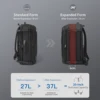 Lifetime Warranty Travel Backpack Men Business Backpack Schoolbag Expandable USB Bag Large Capacity 17 Laptop Bag Waterproof Bag 3