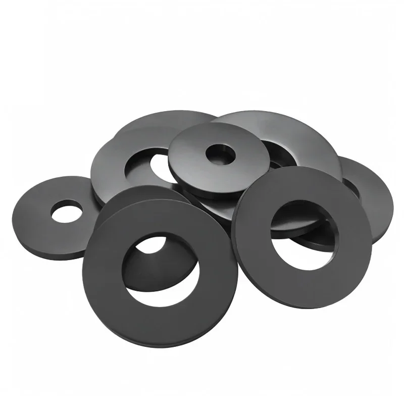 Rubber Washers M2-M42 Black Soft Flat Plane Spacer Insulation Gasket Ring