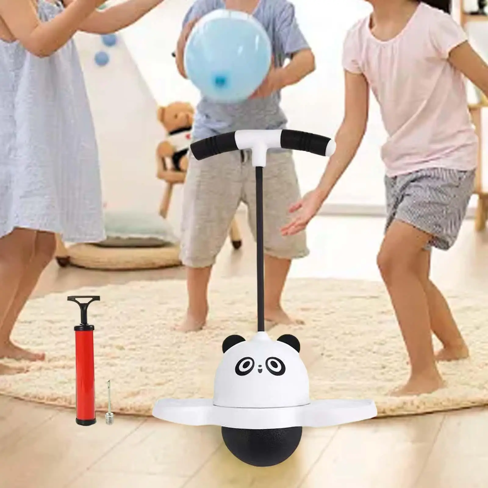 

Pogo Ball with Handle Kids Gifts Pogo Bouncing Ball Pogo Jumper Toy Exercise Pogo Stick for Fitness Sports Workout Home Children