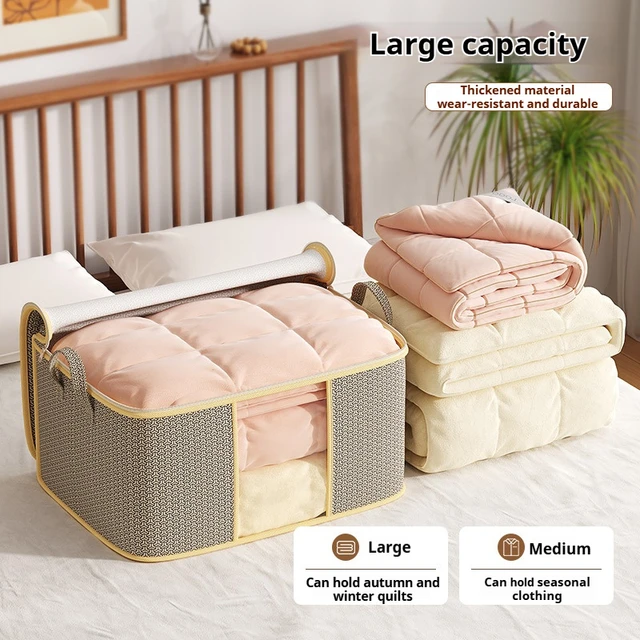 Closet Dustproof Organizer Visible Storage Bag Foldable