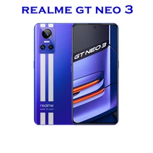 realme GT neo 3 5G Smart Phone Display Chipset 150W Super Charge Dimensity 8100 LPDDR5 UFS3.1 NFC Mobile Phone