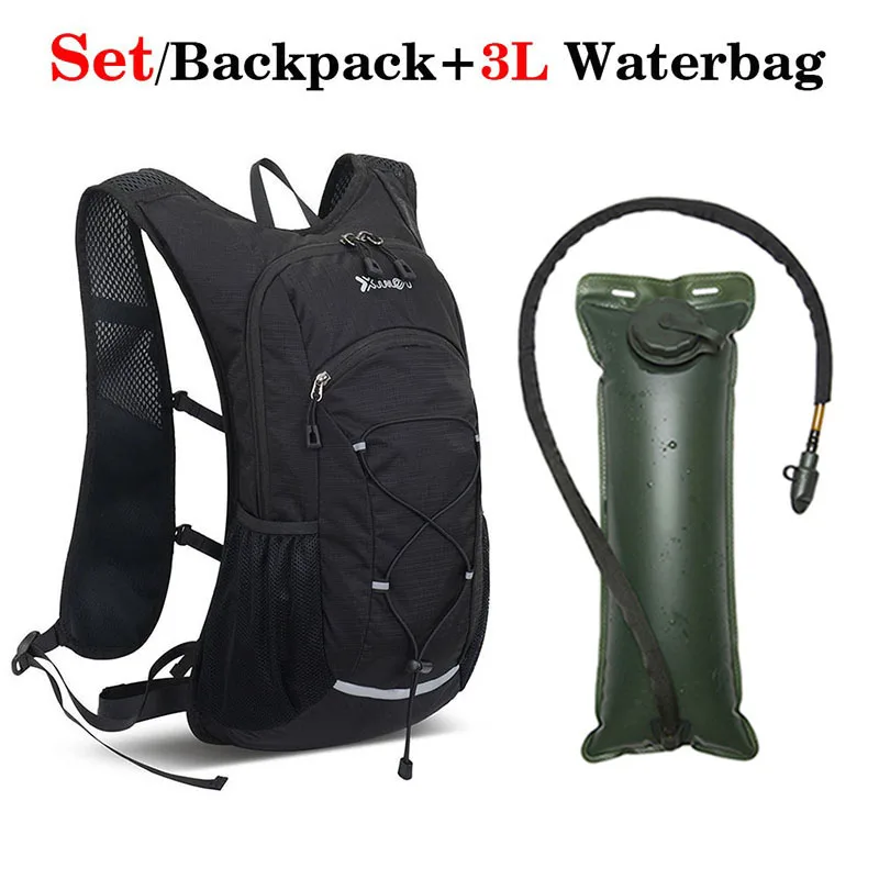 New Bike Riding Water Bag Backpack Portable Waterproof Rucksack Hydration Bag 3L Outdoor Sports Running Inner Bladder Knapsack 2