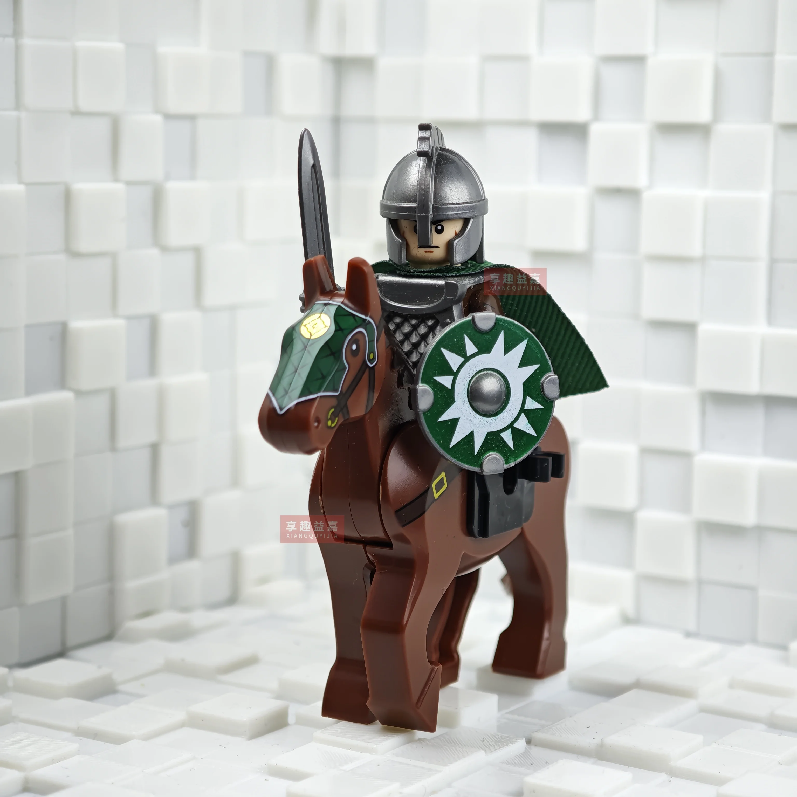 Battle Five Armies mit Schwert Rohan mit Pferd Bausteine Modell Ziegel Mini Action Spielzeug Figuren Spielzeug Geschenk für Kinder MOC – Detail 6
