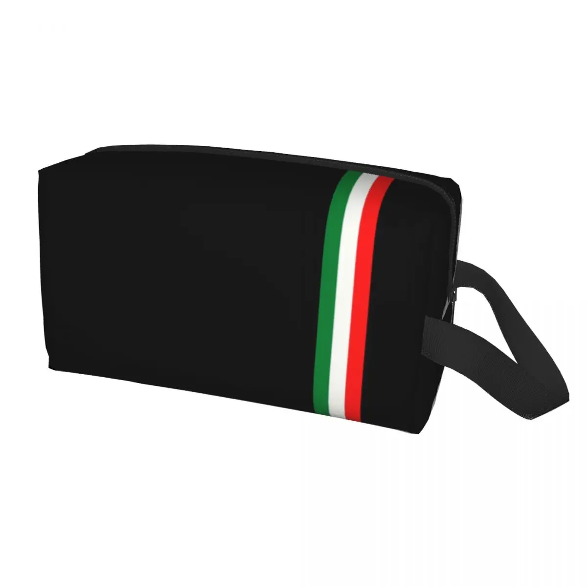 

Travel Minimalist Italy Flag Toiletry Bag Kawaii Italian Pride Makeup Cosmetic Organizer for Women Beauty Storage Dopp Kit Box