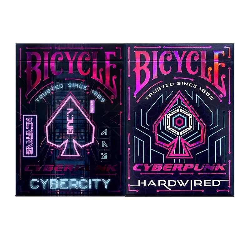自転車サイバーパンクトランプサイバーシティデッキハード