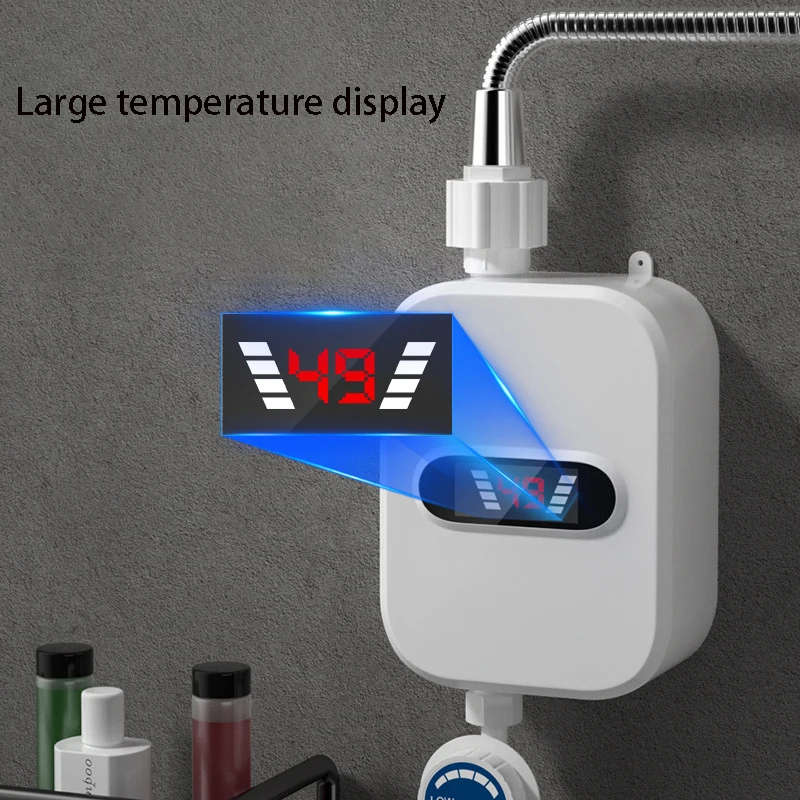 EU/US Plug 3500W Electric Thankless Mini Instant Hot Water Heater 220/110V bathroom Faucet Tap Heating 3 Seconds Instant Heating