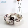 Light Luxury And Retro Natural Marble Home Living Room Groggery Fruit Snack Storage Bowl Jewelry And Jewelry A Mini Ornament 2
