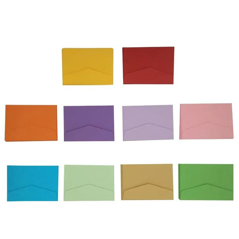 Рисунок 2 - 100 Pcs Mini Envelopes 10 Colors Gift Card Envelopes