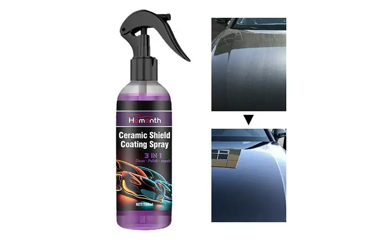 

3 In 1 Ceramic Car Coating 100ml auto coating spray renovation and brightening coating special car coating agent Protection tool