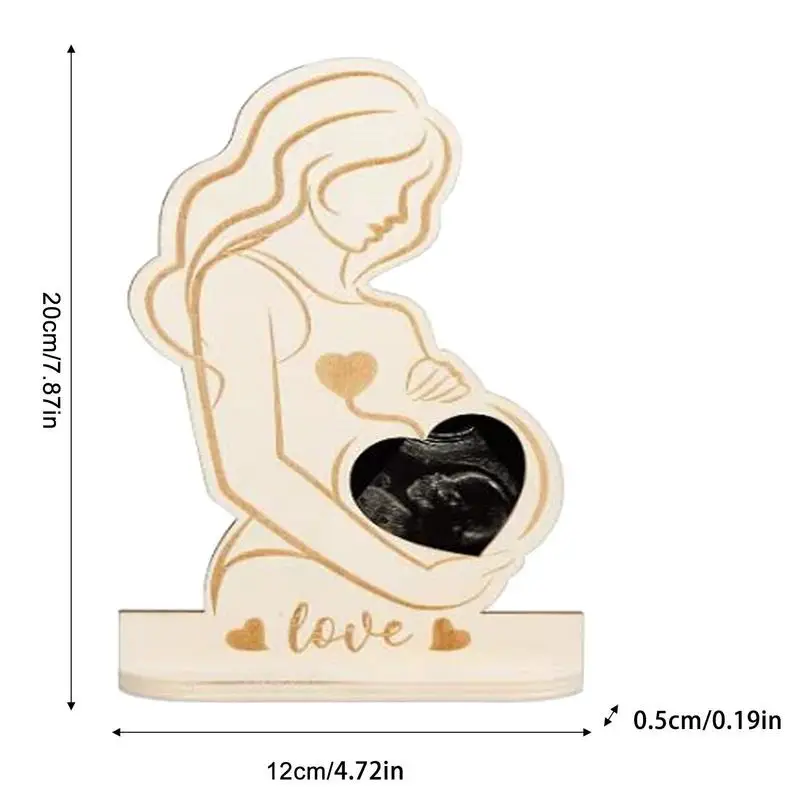 Babies Sonogram Picture Frame Pregnant Mum Bump Ultrasound Keepsake Frame Pregnancy Announcement Sonogram Photo Frames Gender photo frame wood canvas frame wood photo frame wood frame wood picture frame art frames shadow box frame