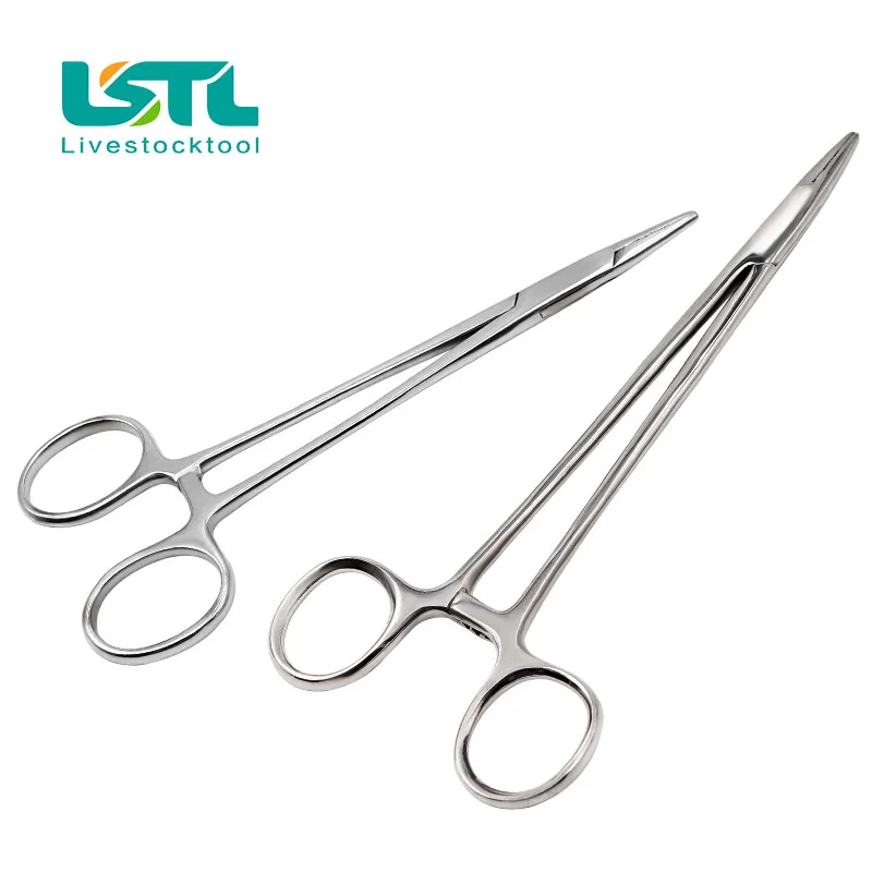 16/18cm Surgical Needle Holder Hemostatic Forceps Pliers Stainless Steel Orthodontic Tweezer Dentist Instrument Veterinary