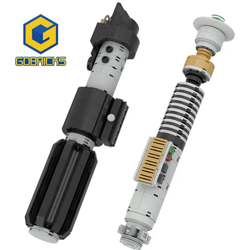 

Gobricks Space War Lightsabered Series Classic Movie Military Weapon Building Block Assembly Model Creative Weapon Kids Toy Gift