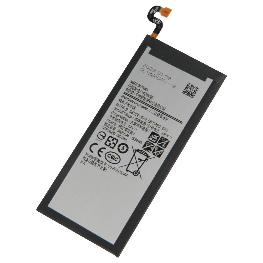 Replacement Battery For Samsung Galaxy S7 Edge Sm-g935f G9350 G935fd  Genuine Phone Battery Eb-bg935abe Eb-bg935aba - Mobile Phone Batteries -  AliExpress