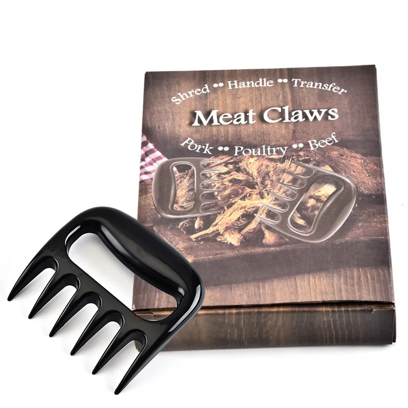 1pcs Maunal Bear Claw Meat Shredder Barbecue Fork Pork Separator Fruit Vegetable Slicer Cutter Kitchen Cooking BBQ Accessories