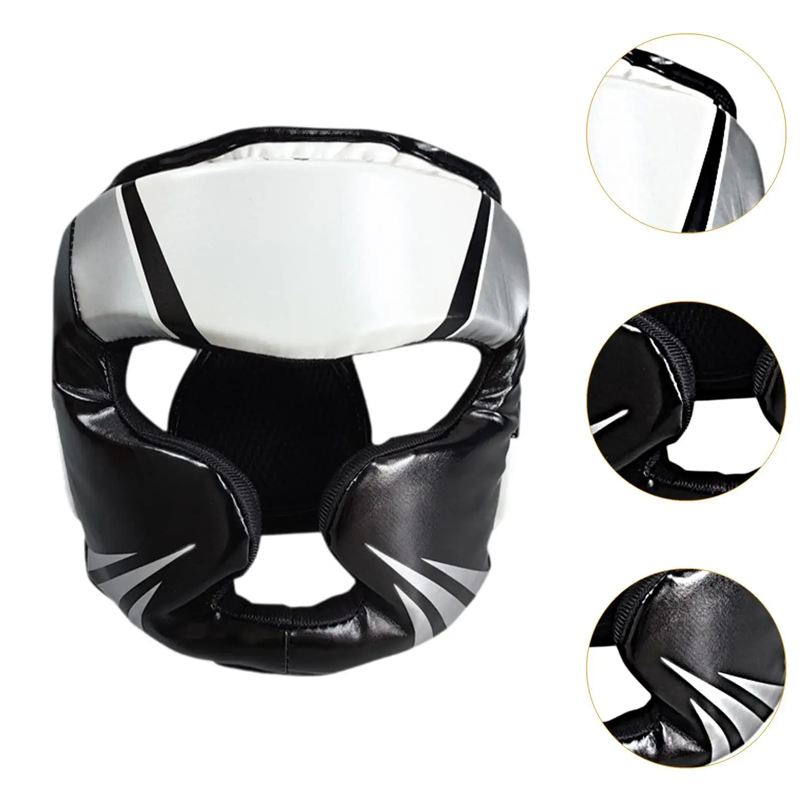 Boxing Headgear Boxing Protector Head Gear Ventilated Full Face Protection for Kickboxing Muay Thai Martial Arts Grappling Mma Boxing Headgear Boxing Protector Head Gear Ventilated Full Face Protection for Kickboxing Muay Thai Martial Arts Grappling Mma