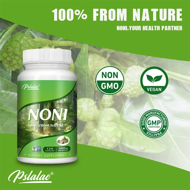 Noni Fruit Capsules-Supports Intestinal Health, Digestion, Skin Health, Immunity, Antioxidant