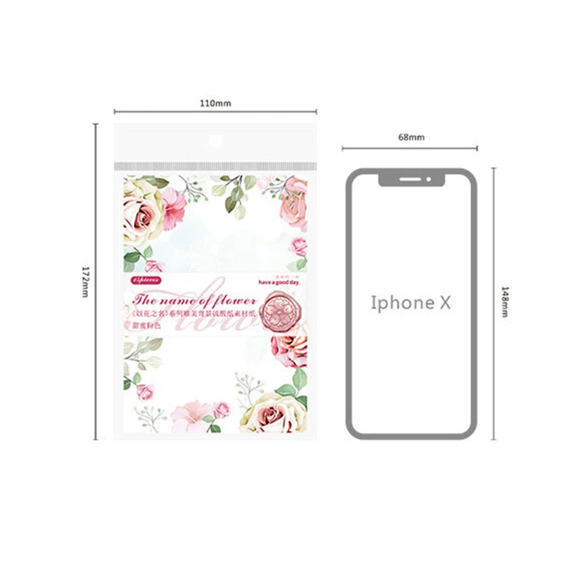 Рисунок 6 - Прозрачный цветочный материал для скрапбукинга