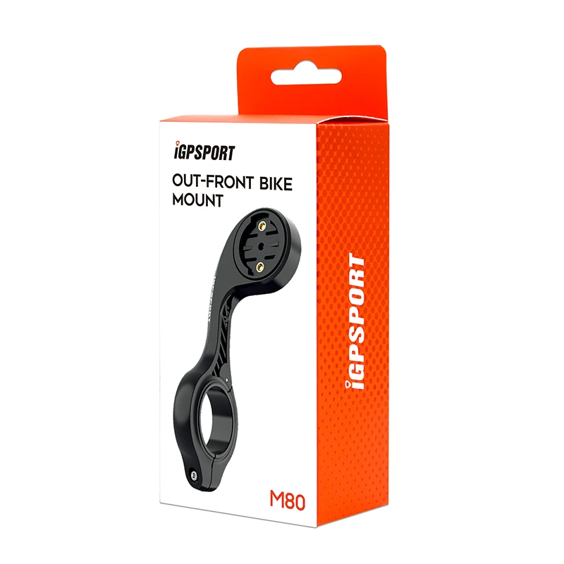 IGPSPORT-Support d'ordinateur de vélo avant M80, compatible avec iGPSPORT iGS10S iGS520 iGS130 iGS50S iGS620 Garmin Edge130 200 520 820 1000 1030