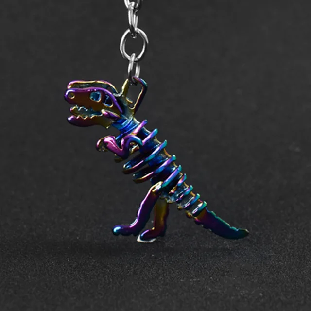 1pc Creative Dinosaur Skeleton Keychain Chic Animal Bones Keyring For Women  Man Bag Charm Car Key Ring Child Halloween Toy Gifts - Key Chains -  AliExpress