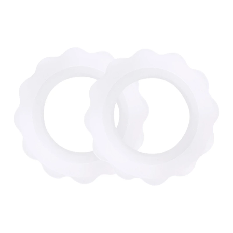 2pc Silver Nursing Cups Covers Silcone Rings Newborn Essentials Must Haves Breastfeeding Nipple Nursing Accessories 4
