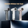 Portable Rechargeable Wireless Hair Dryer Negative Ions Usb Charging Powerful High Speed 3 Gears Hair Care for Home/Travel 1