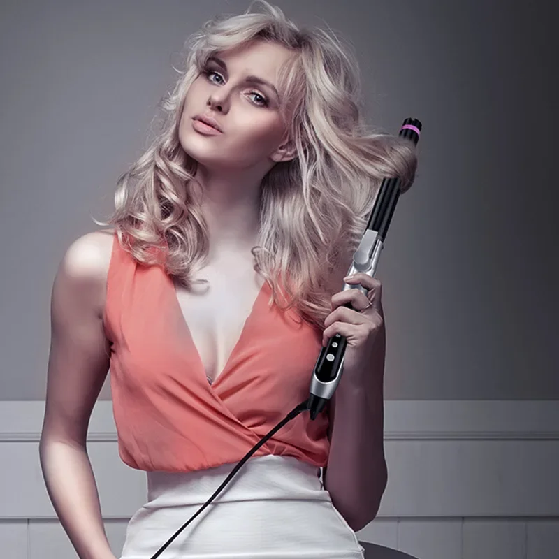 Fengpei Curling Iron Large Wave Women's Hair Damage-Free Lazy Hair Styling 32mm Bangs Small Size Hairdressing Tools
