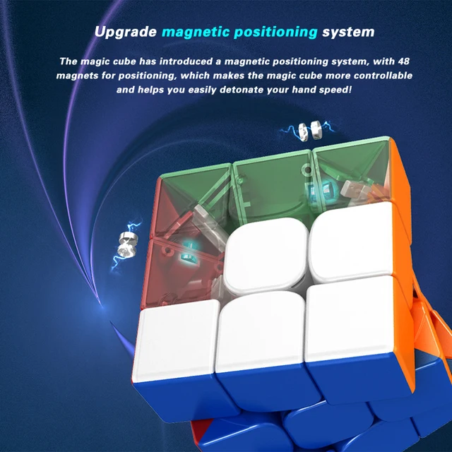 Cubo magico 3x3 magnético para crianças – 123commerce