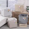 Portable fabric clothing storage box toy storage dust-proof clothing organization storage box finishing box 4