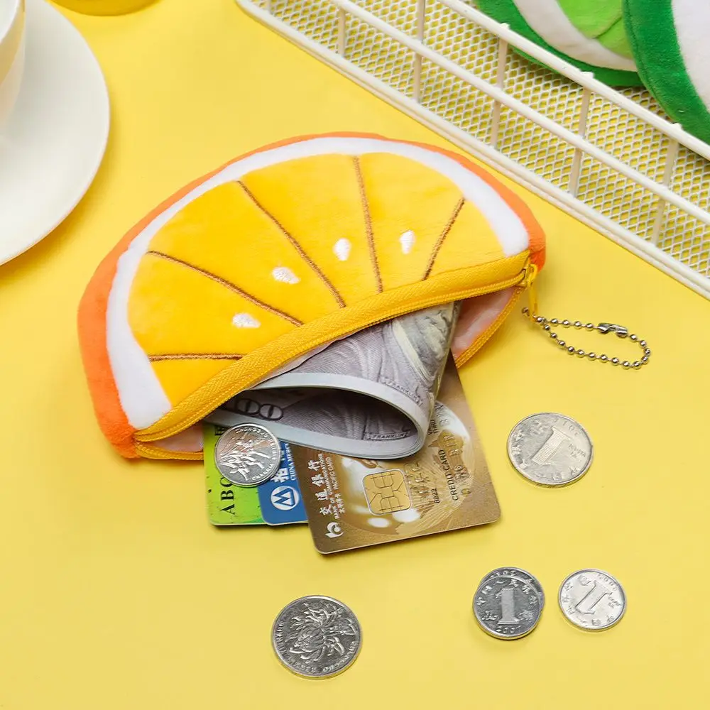 Girls Kids Money Bags Earphone Storage Bags Cute Coin Wallet Fruits Coin Bag Pouch Wallet Coin Purses Mini Card Bag