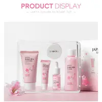 5/3pcs/Set Sakura Skin Care Sets Face Cream Serum Toner Facial Cleanser Sunscreen Eye Cream Gift Box Face Skin Care Set Product 2