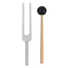 6Pcs/Set 128Hz 256Hz 512Hz 1024Hz 2048Hz 4096Hz Tuning Fork With Hammer For Tuning Fork Kit Healing Sound Vibration Tool 6