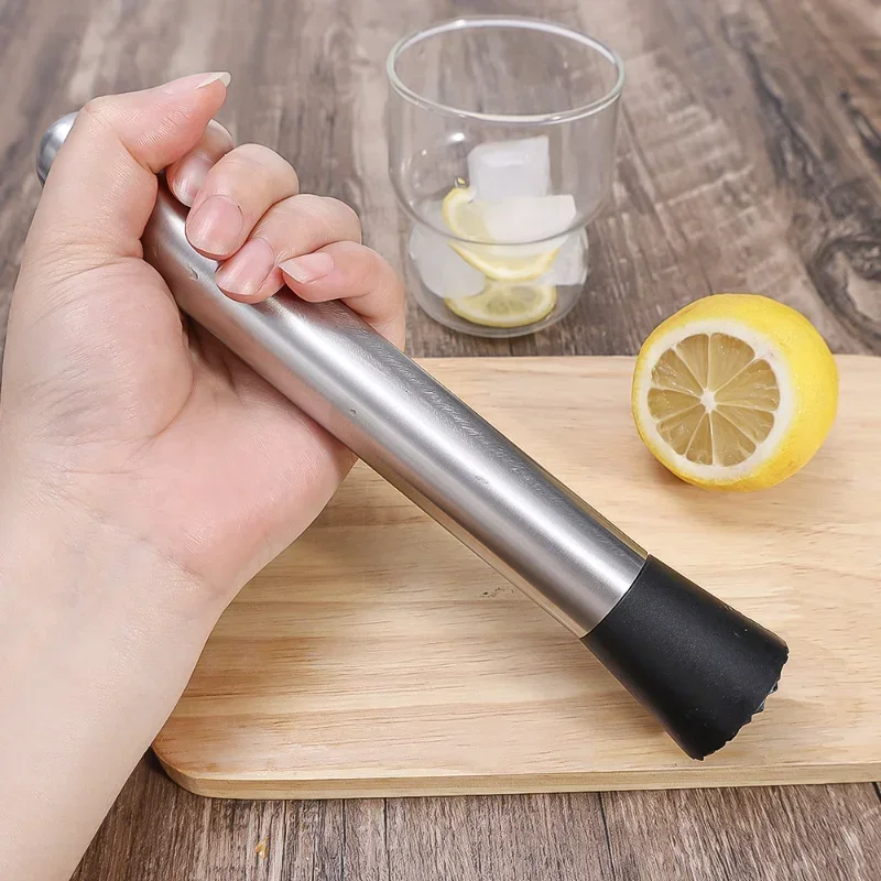Stainless Steel Crushed Ice Hammer Multifunctional Popsicle Sticks Cocktail Swizzle Stick Fruit Lemon Muddle Pestle Bar Tools bar tools