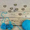 Pompom Buttons For Hats Wooden Buttons For Crafts 50pcs Pom Pom Hat Buttons For Hat Pom Pom Ball Fixing Knit Beanies Toques Hats 4