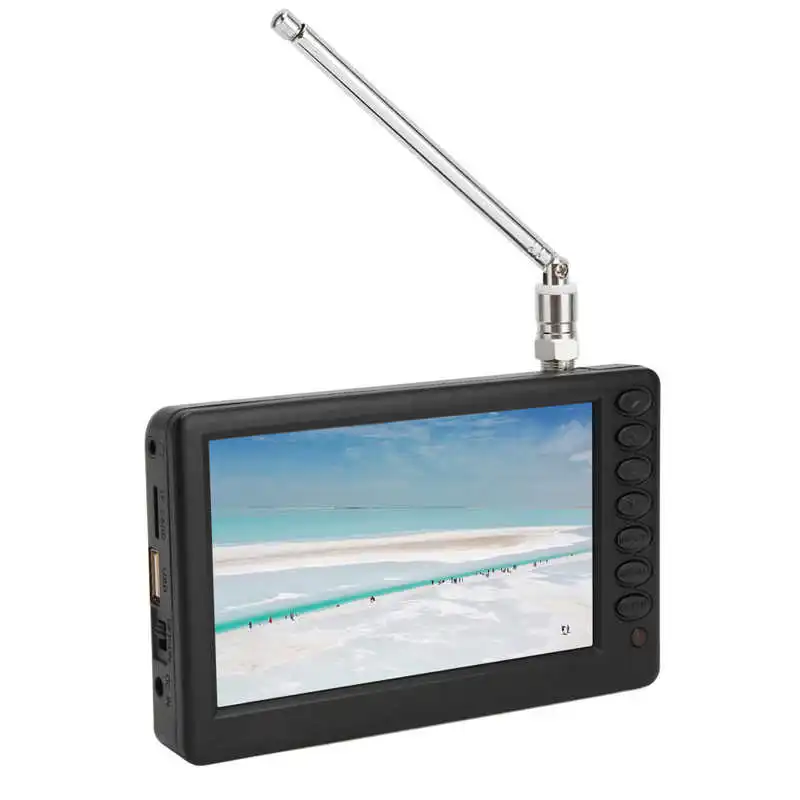 LEADSTAR D5 Portable Digital TV 5 Inch 1920 x 1280 HD Digital Television Video Player Rechargeable for Car Outdoor 110-220V